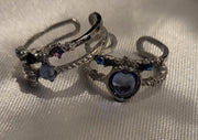 Multi layer vintage rings