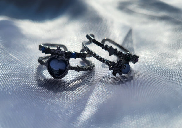 Multi layer vintage rings