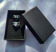 Multi layer vintage rings