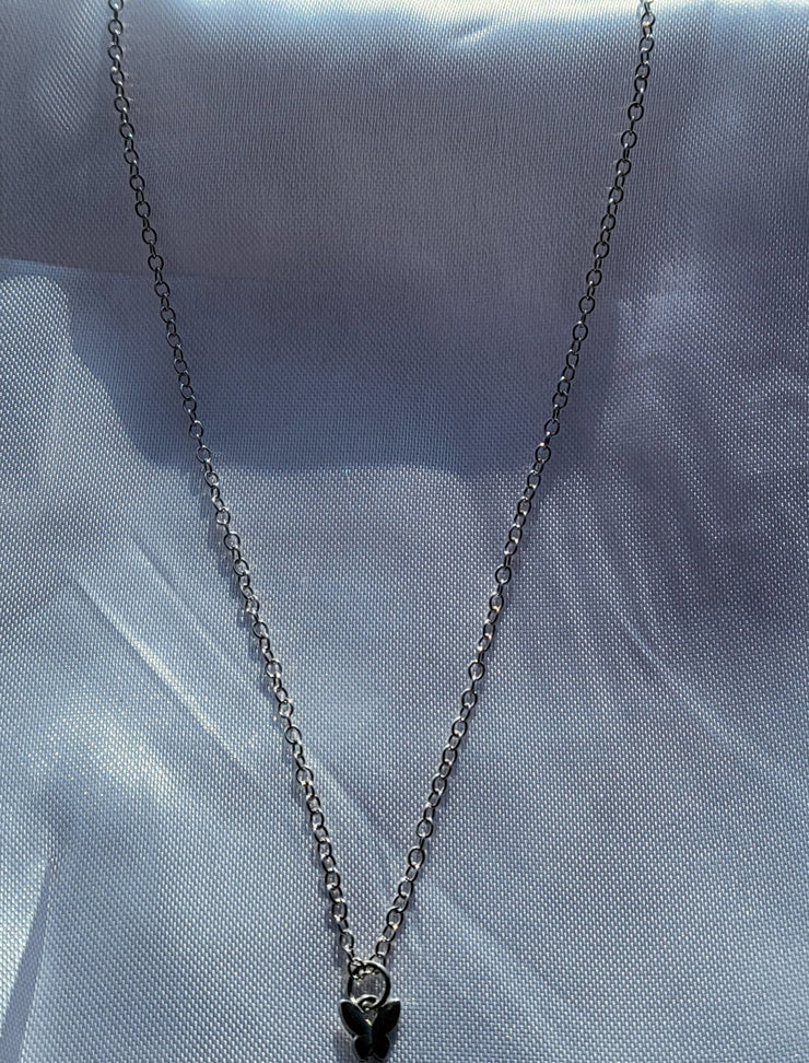 Butterfly pendant necklace