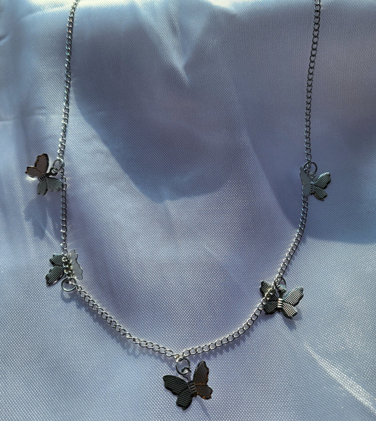 Butterfly chain necklace