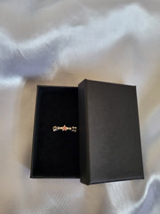 Star rhinestone ring